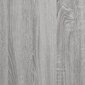 vidaXL gultas rāmis, pelēka ozolkoka, 120x190 cm, inženierijas koks cena un informācija | Gultas | 220.lv