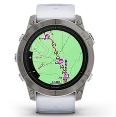 Garmin epix Pro Gen 2 Sapphire Titanium/Whitestone 51мм цена и информация | Смарт-часы (smartwatch) | 220.lv