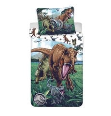 Gultasveļas komplekts Jurassic World Trio, 140x200 цена и информация | Детское постельное бельё | 220.lv