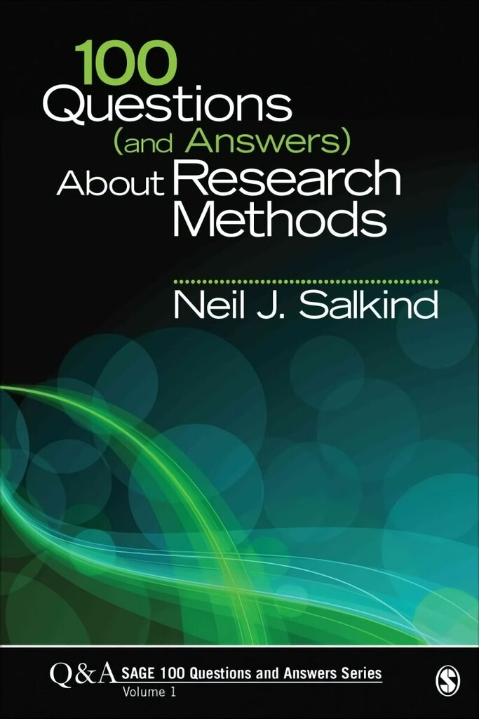 100 Questions (and Answers) About Research Methods цена и информация | Enciklopēdijas, uzziņu literatūra | 220.lv