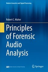 Principles of Forensic Audio Analysis 1st ed. 2018 cena un informācija | Sociālo zinātņu grāmatas | 220.lv