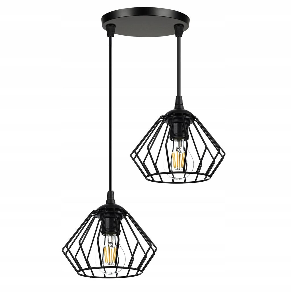 Piekaramā lampa Ledlux, melna цена и информация | Piekaramās lampas | 220.lv