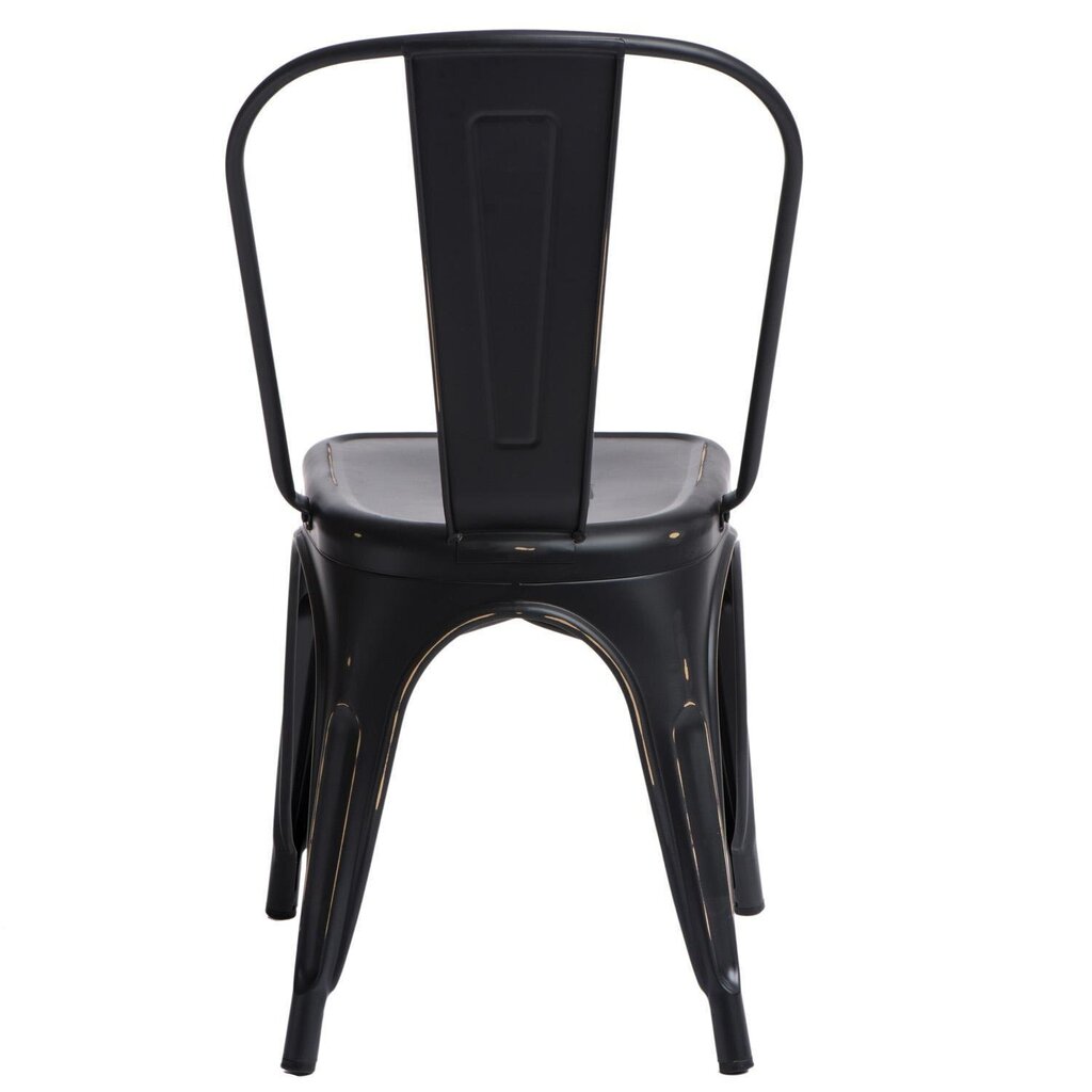 "Paris Antique" krēsls melns cena un informācija | Virtuves un ēdamistabas krēsli | 220.lv