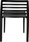 Muna krēsls no melnas plastmasas cena un informācija | Virtuves un ēdamistabas krēsli | 220.lv