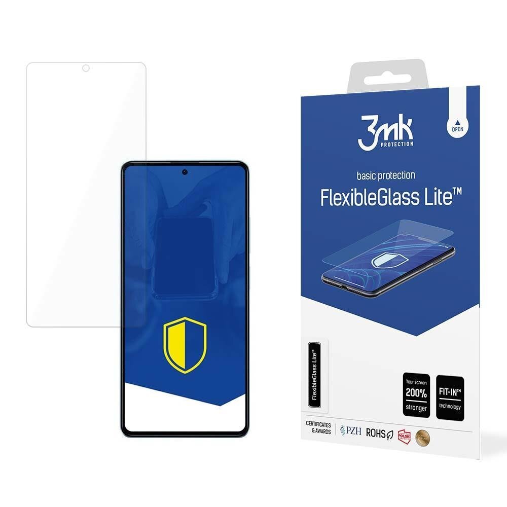 LCD aizsargplēve 3mk Flexible Glass Lite Xiaomi Redmi Note 12/Note 12 4G cena un informācija | Ekrāna aizsargstikli | 220.lv