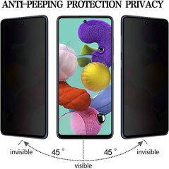 Aizsargstikls SBR Privacy( Anti-Spy) 5D pilnam ekrānam paredzēts Samsung Galaxy A51 цена и информация | Защитные пленки для телефонов | 220.lv