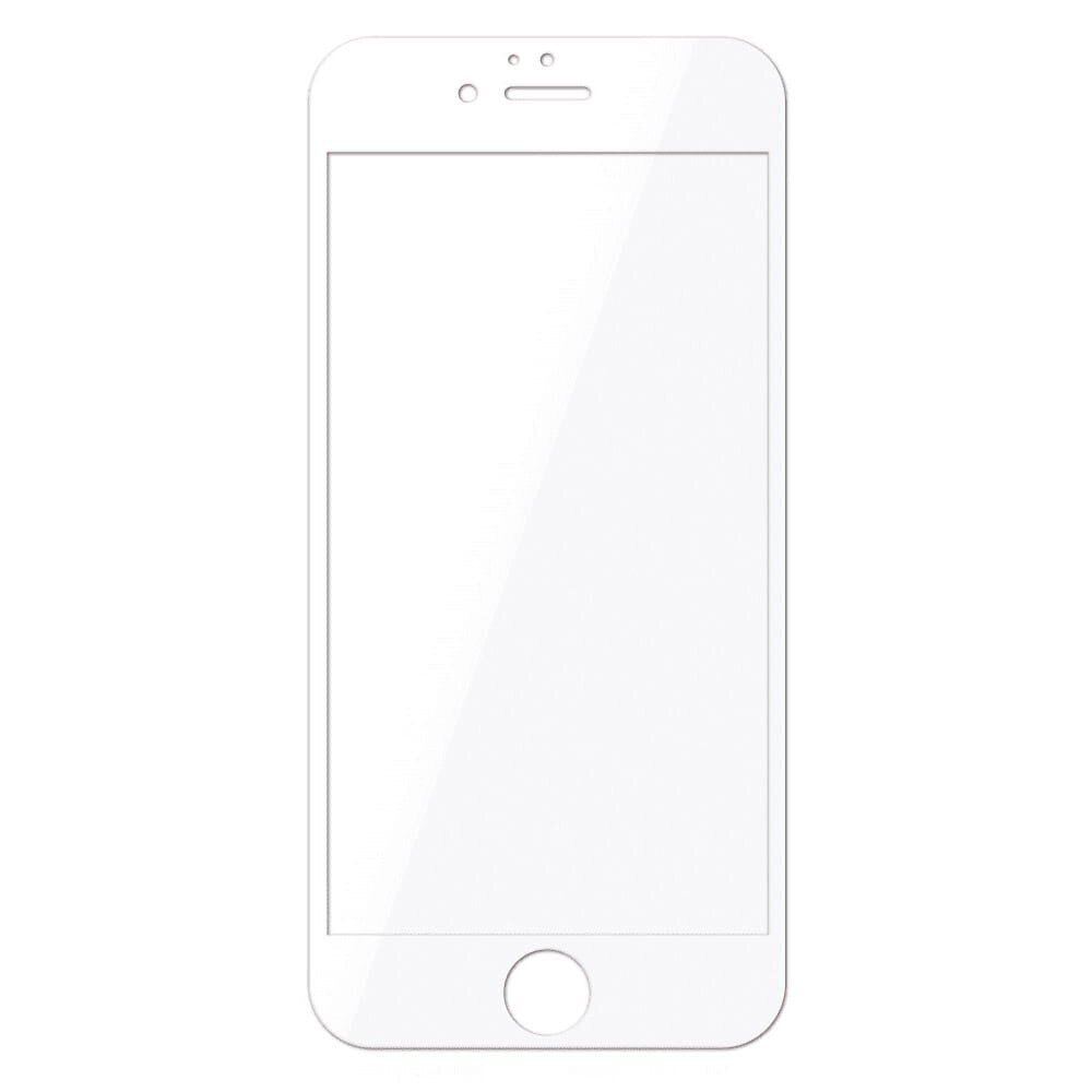 CO2 rūdīts stikls, priekš iPhone 7 8 PLUS, 10D, balts cena un informācija | Ekrāna aizsargstikli | 220.lv
