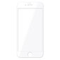 CO2 rūdīts stikls, priekš iPhone 7 8 PLUS, 10D, balts cena un informācija | Ekrāna aizsargstikli | 220.lv