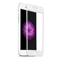 Закаленное стекло CO2, для iPhone 7 8 PLUS, 10D, белое цена и информация | Защитные пленки для телефонов | 220.lv