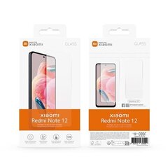 Made for Xiaomi Tempered Glass 2.5D for Redmi Note 12 4G|5G Transparent cena un informācija | Ekrāna aizsargstikli | 220.lv