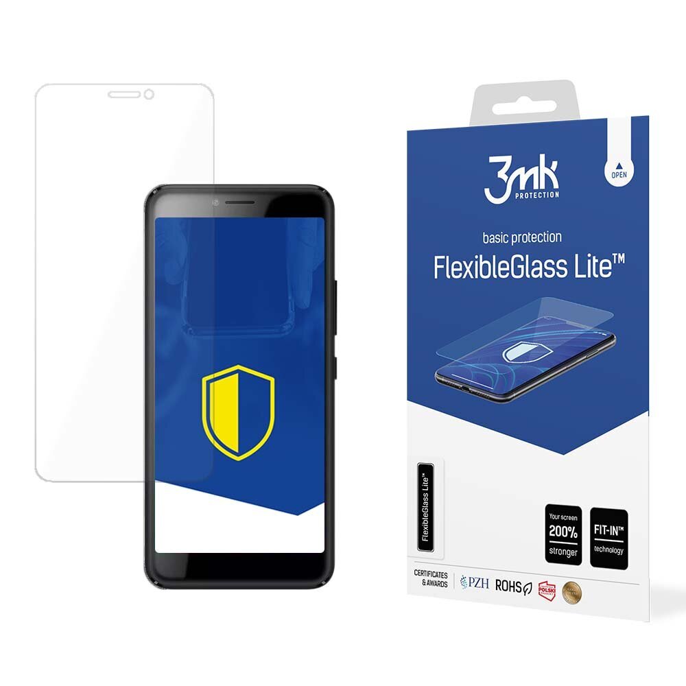 MyPhone Fun 9 - 3mk FlexibleGlass Lite™ screen protector cena un informācija | Ekrāna aizsargstikli | 220.lv