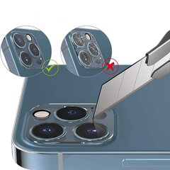Aizsargstikls kameras 3D Apple iPhone 15 cena un informācija | Ekrāna aizsargstikli | 220.lv