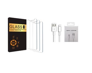 Jashinne Glass Set 2in1 IP13 цена и информация | Защитные пленки для телефонов | 220.lv