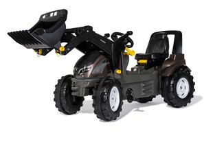 Педальный трактор Valtra Rollyfarmtrac Premium, черный цена и информация | Конструктор автомобилей игрушки для мальчиков | 220.lv