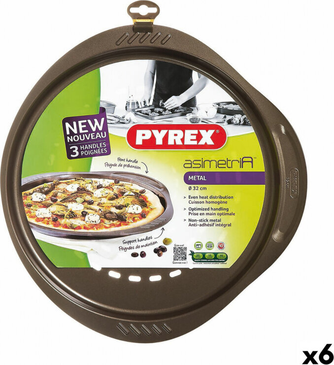 Picas veidne Pyrex, Ø 32 cm (6 gab.) cena un informācija | Cepamais papīrs, trauki, formas | 220.lv