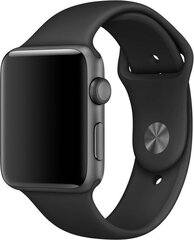 Ремешок Tech-Protect Iconband для Apple Watch 4/5/6/7/8/SE/Ultra (42/44/45/49 MM), черный цена и информация | Аксессуары для смарт-часов и браслетов | 220.lv