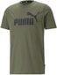 Puma T-krekls vīriešiem Ess Logo Tee Khaki 586667 36 cena un informācija | Vīriešu T-krekli | 220.lv