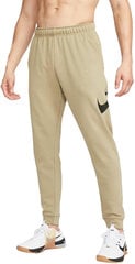 Спортивные брюки Nike M Nk Df Pnt Taper Fa Swsh CU6775 276/L-T, песочного цвета цена и информация | Мужская спортивная одежда | 220.lv