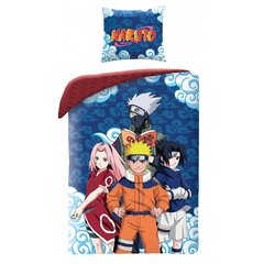 Bērnu gultas veļas komplekts Naruto, 140x200, 2 daļu cena un informācija | Bērnu gultas veļa | 220.lv