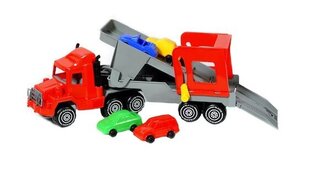 Transportēšanas kravas automašīna Plasto, 47 cm, sarkana cena un informācija | Rotaļlietas zēniem | 220.lv