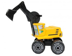 Большой экскаватор Plasto Diggy, желтый цвет, 82 см цена и информация | Конструктор автомобилей игрушки для мальчиков | 220.lv