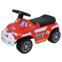 Stumjama mašīna - ugunsdzēsēju mašīna Plasto Off-Road, sarkana cena un informācija | Rotaļlietas zīdaiņiem | 220.lv