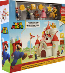 Sēņu karaļvalsts pils Nintendo Mushroom Kingdom Castle Playset cena un informācija | Rotaļlietas zēniem | 220.lv