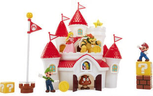 Sēņu karaļvalsts pils Nintendo Mushroom Kingdom Castle Playset цена и информация | Игрушки для мальчиков | 220.lv