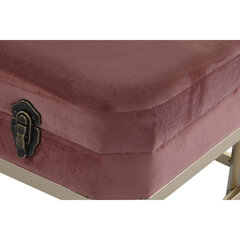 Скамейка DKD Home Decor, розовая, 80 x 40 x 47 см цена и информация | Кресла-мешки и пуфы | 220.lv