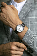 Vīriešu pulkstenis Frederic Graff Mitchell Croco melna āda FCL-B001S cena un informācija | Vīriešu pulksteņi | 220.lv