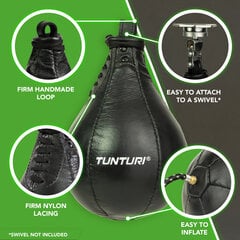 Boksa bumbieris Tunturi Speedball Leather, 17cm цена и информация | Боевые искусства | 220.lv