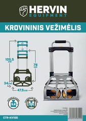 Kravas rati Hervin CTR-KV100 cena un informācija | Rokas instrumenti | 220.lv