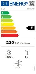 Bosch GSN33VWEP cena un informācija | Saldētavas | 220.lv