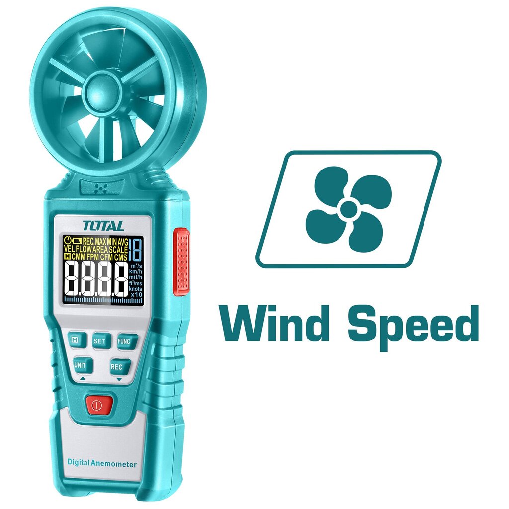 Gaisa plūsmas mērītājs Total TETAN01 цена и информация | Rokas instrumenti | 220.lv