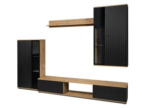 Комплект мебели для гостиной ADRK Salia, коричневый/черный цвет цена и информация | Секции | 220.lv