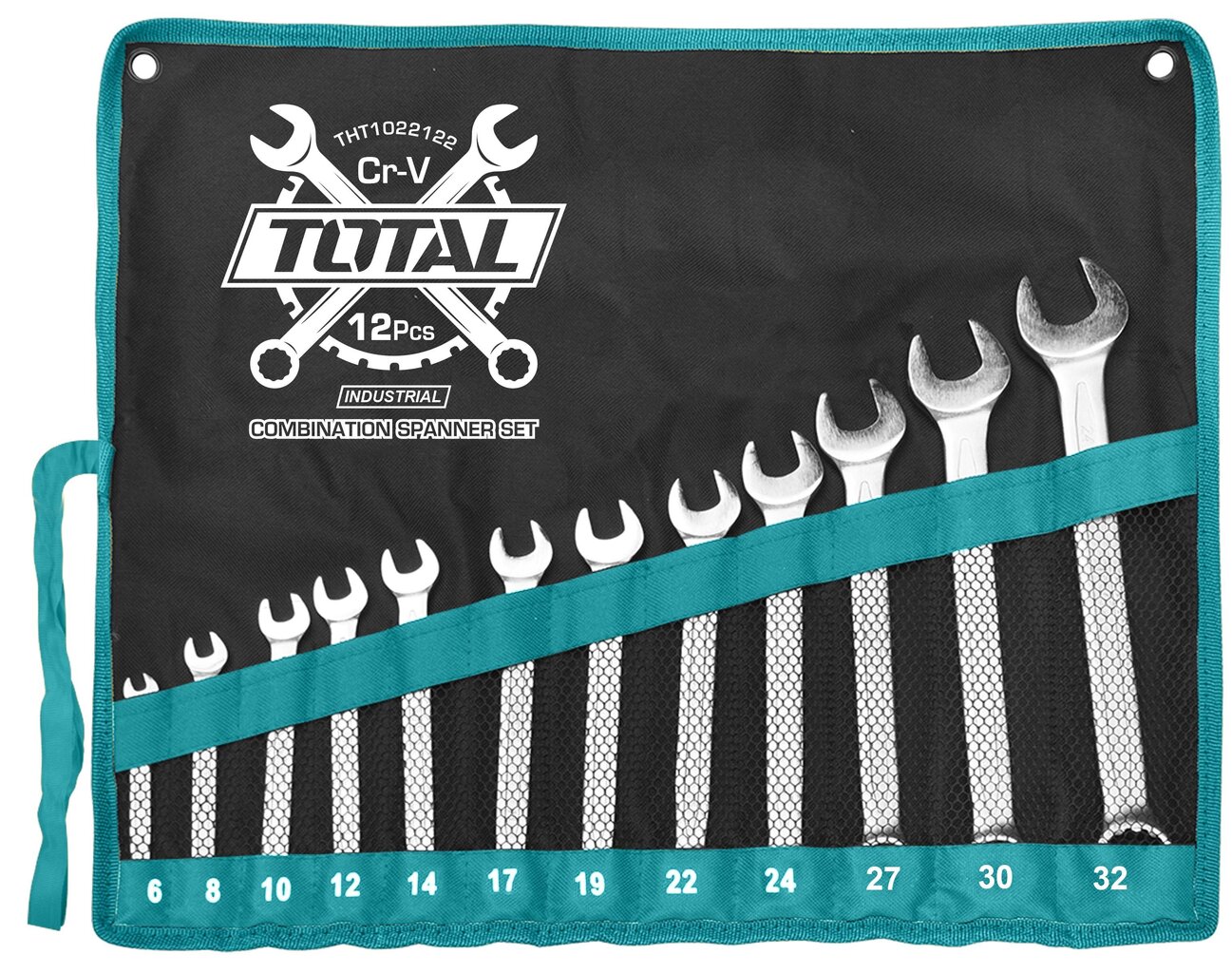 Atslēgu komplekts Total THT1022122 cena un informācija | Rokas instrumenti | 220.lv