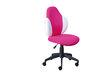 Biroja krēsls Interlink Jessi, rozā/balts цена и информация | Biroja krēsli | 220.lv