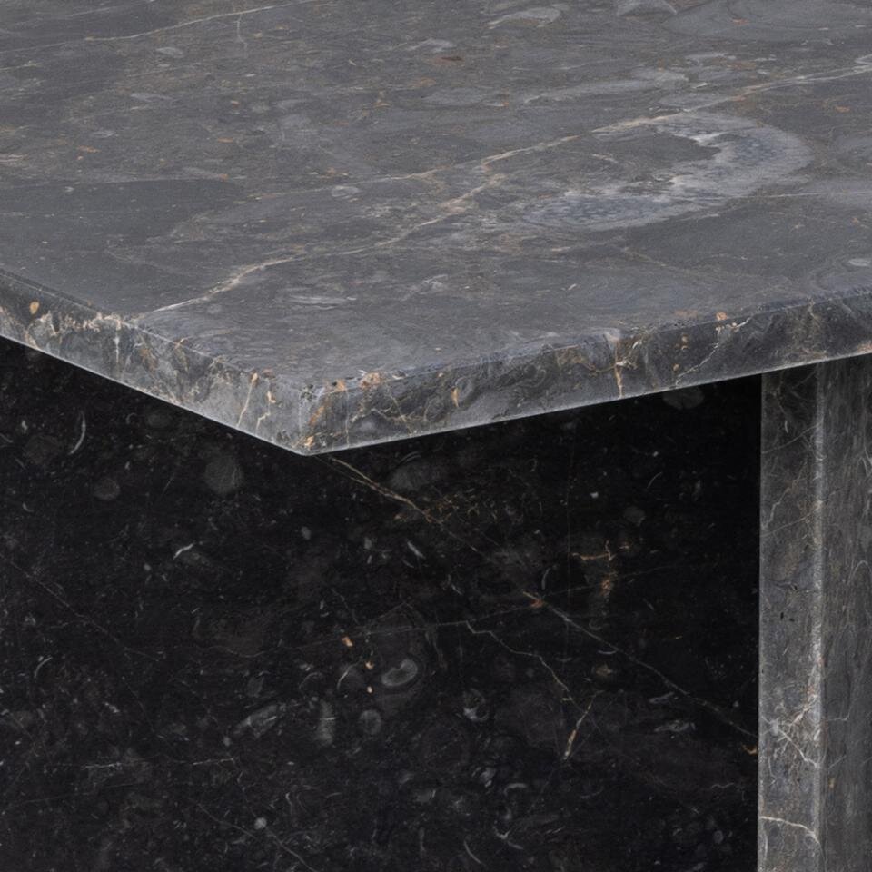 Kafijas galdiņš Bendt Shaunika Marble, brūns cena un informācija | Žurnālgaldiņi | 220.lv