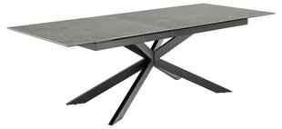 Обеденный стол Bendt Irwine, 200-240x100 см, черный цвет цена и информация | Кухонные и обеденные столы | 220.lv
