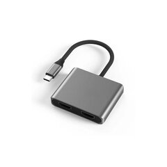 Adapteris USB Type-C — 2x HDMI 4K цена и информация | Адаптеры и USB разветвители | 220.lv