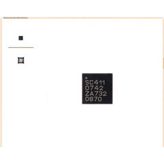 TI SC411 MLPQ-16 barošanas, uzlādes kontrolieris / starplikas IC CHIP cena un informācija | Komponentu piederumi | 220.lv