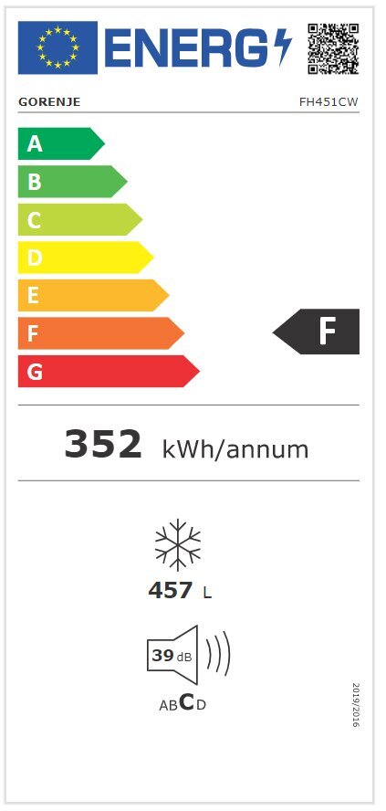 Gorenje FH451CW cena un informācija | Saldētavas  | 220.lv