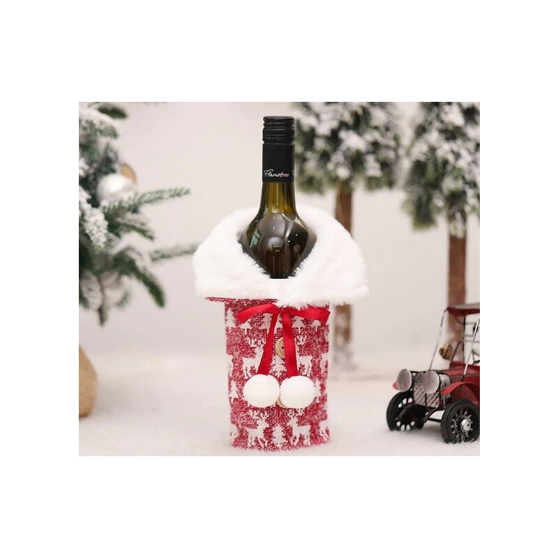 Ziemassvētku rotājums uz pudeles ar Briežiem cena un informācija | Svētku dekorācijas | 220.lv