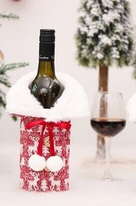 Ziemassvētku rotājums uz pudeles ar Briežiem cena un informācija | Svētku dekorācijas | 220.lv