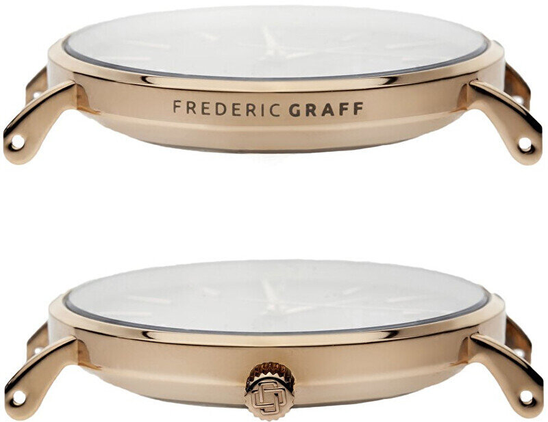 Sieviešu pulkstenis Frederic Graff Rose Liskamm 2 tonnas. Tērauds + rozā zelta tīkls FAI-2718 cena un informācija | Sieviešu pulksteņi | 220.lv