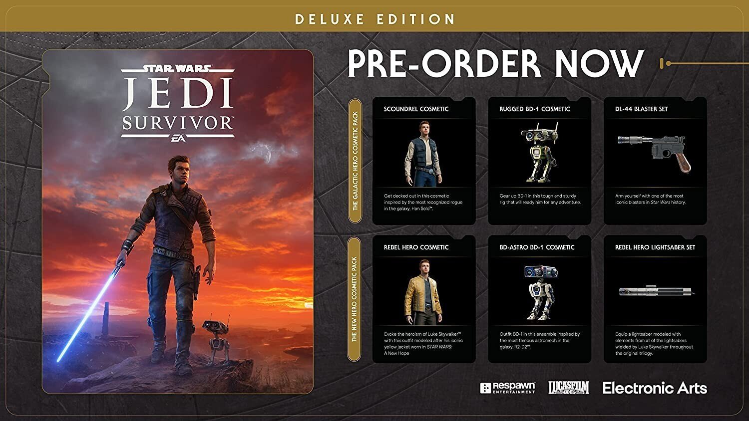 Star Wars: Jedi Survivor - Deluxe Edition cena un informācija | Datorspēles | 220.lv