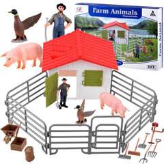 Набор фигурок животных на ферме с аксессуарами цена и информация | Игрушки для мальчиков | 220.lv