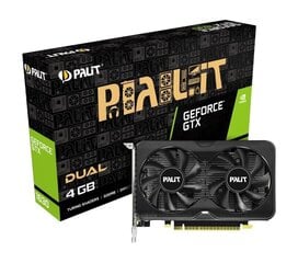 Palit Dual VGA GTX1630 4GB, juodas цена и информация | Видеокарты (GPU) | 220.lv