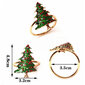 Ziemassvētku salvešu gredzens Eglīte 1gab cena un informācija | Svētku dekorācijas | 220.lv