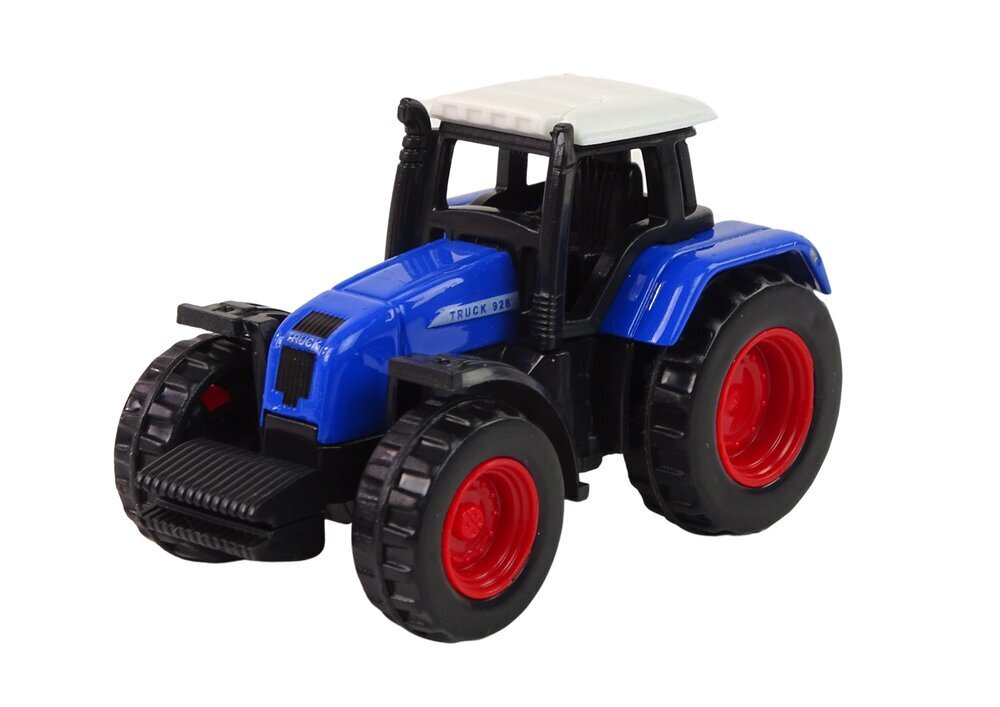 LeanToys traktors ar piekabi, zils cena un informācija | Rotaļlietas zēniem | 220.lv